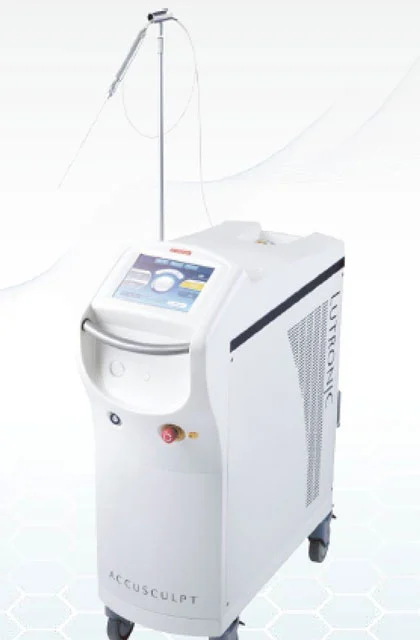 accusclup01 AccuSculpt laser device used for facial and neck lipolysis and skin tightening.