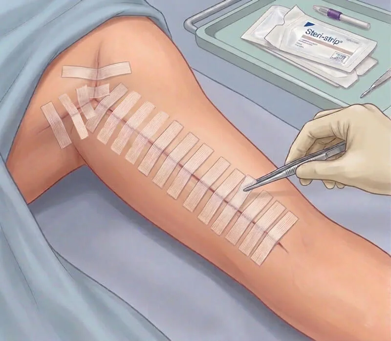 Steri-Strips after brachioplasty