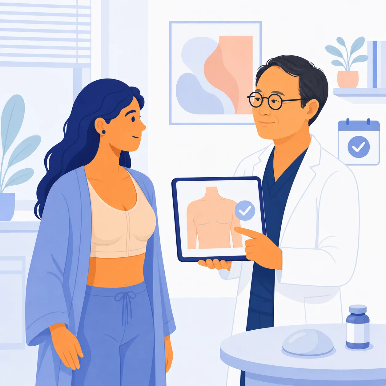 mtf-top-surgery-recovery-follow-up-evita-clinic-seoul MTF top surgery recovery and follow-up with Dr. Jeon at Evita Clinic